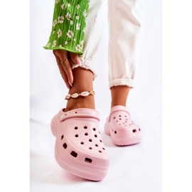 FS1 Damen-Schaumhausschuhe Crocs Pink Coline rosa 1