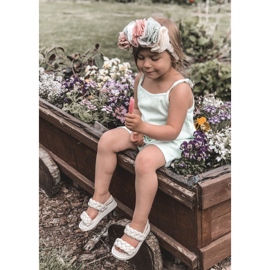 FR1 Sandalen für Kinder mit geripptem Beige Cutie-Pie 5