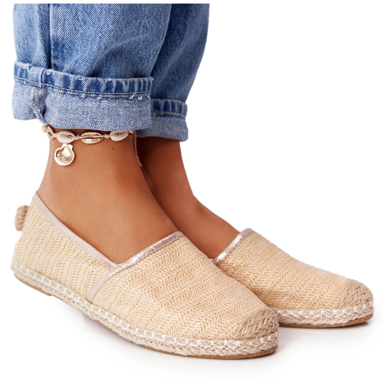 Espadrilles auf Strohsohle Lu Boo Beige 3