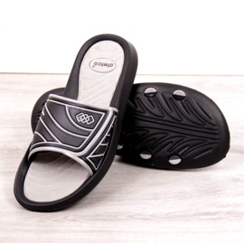 Atletico M ATC207A Badeschuhe schwarz grau 2