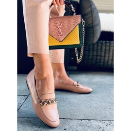 Nudefarbene Loafer von Addison beige 1