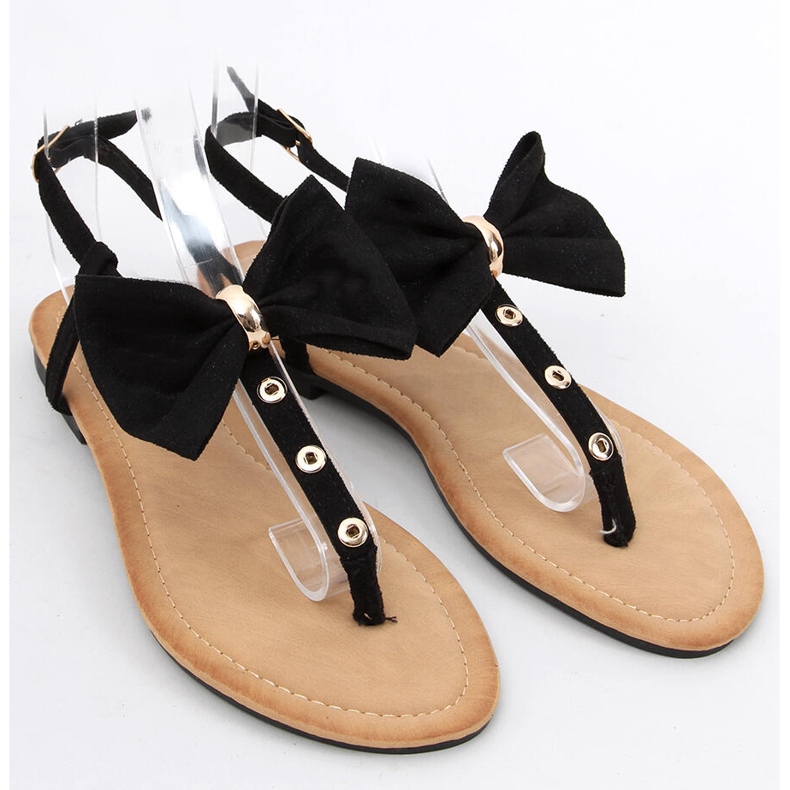 Flip-Flops mit Schleife in Twist Black schwarz 1