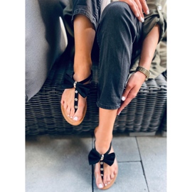 Flip-Flops mit Schleife in Twist Black schwarz 2