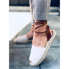 Andrina Rosa Damen-Espadrilles beige mehrfarbig 2