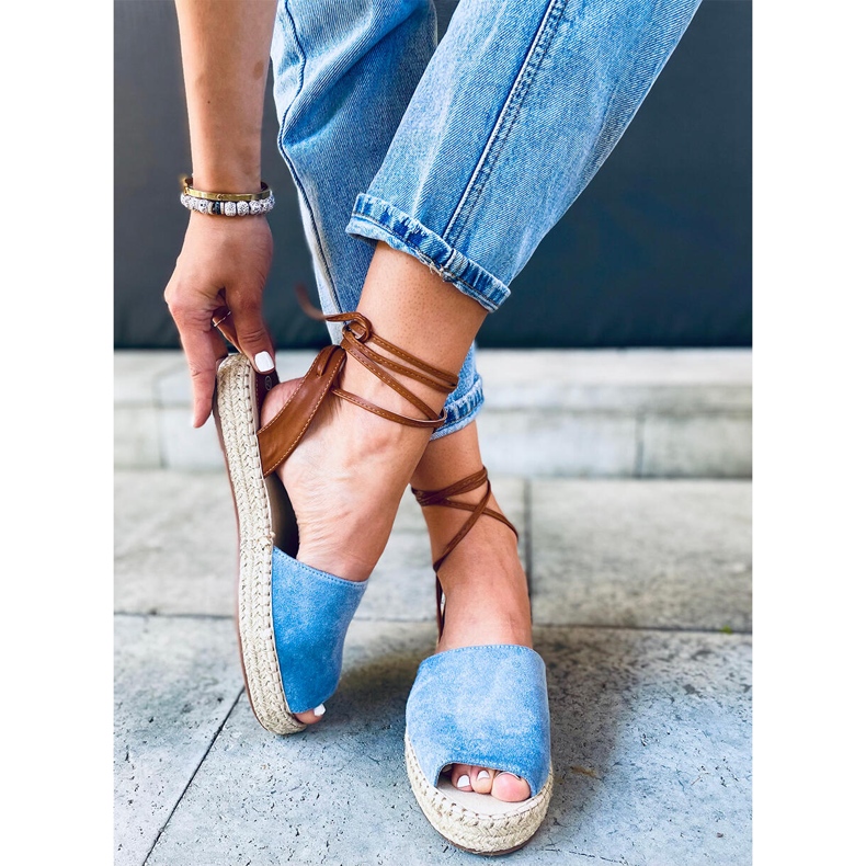Andrina Blue Damen-Espadrilles blau 1