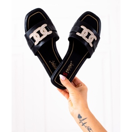 Seastar Elegante Hausschuhe schwarz 1