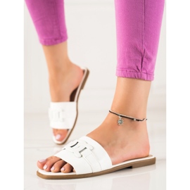 SHELOVET Klassische Hausschuhe weiß 1