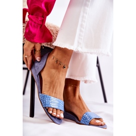 Ledersandalen Maciejka 1971-61 Blau 1