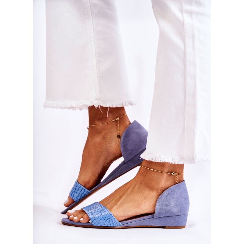 Ledersandalen Maciejka 1971-61 Blau 2