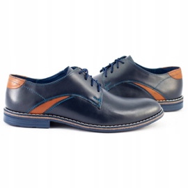 Lukas Elegante Herrenschuhe 253LU marineblau navy blau 2