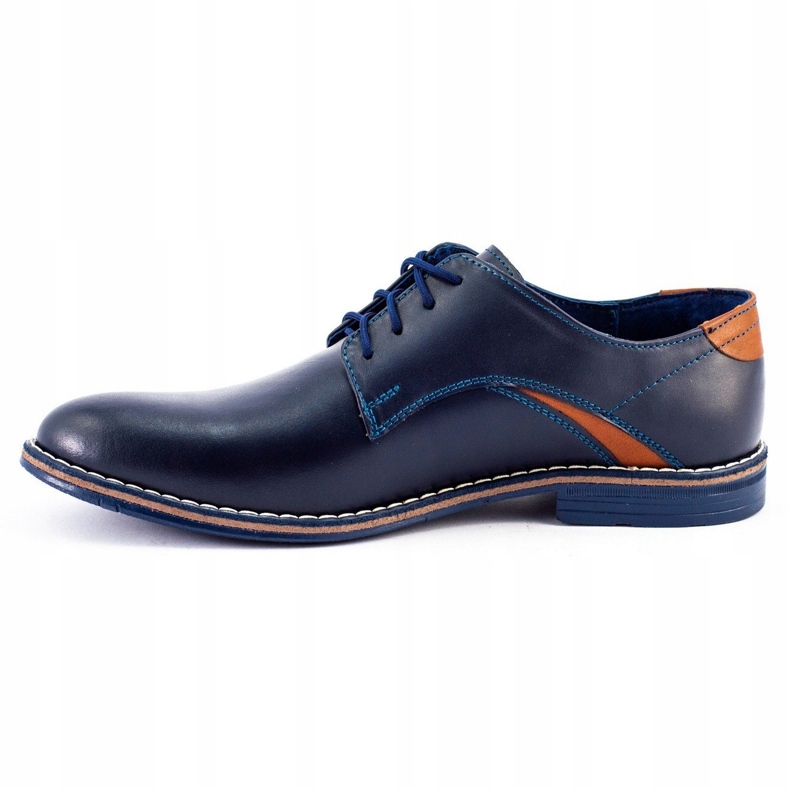 Lukas Elegante Herrenschuhe 253LU marineblau navy blau 3