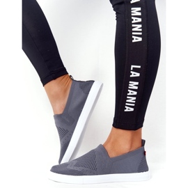 Damen Sneaker Slip-on Big Star FF274A607 Grau 4