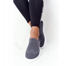 Damen Sneaker Slip-on Big Star FF274A607 Grau 5