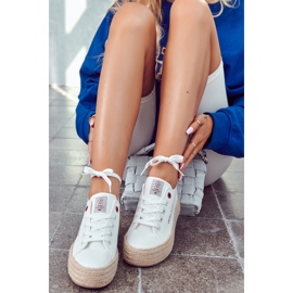 Big Star Sportschuhe Espadrilles Cross Jeans JJ2R4005C Weiß 2