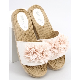 Floral Fiesta Primrose Beige Pantoffeln 2