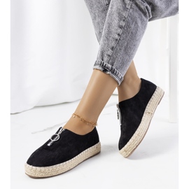 Schwarze Espadrilles von Verneli 2