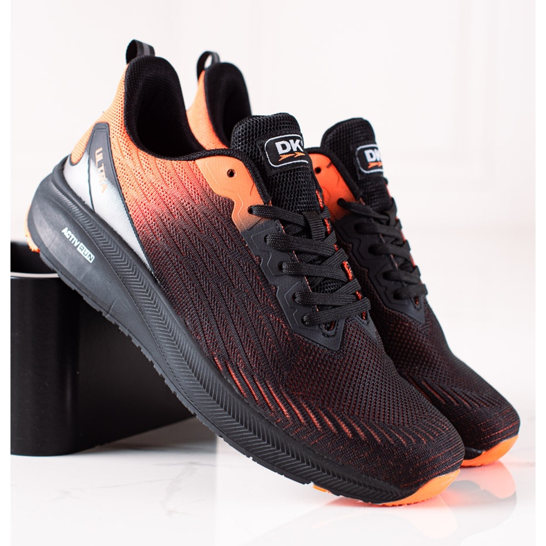DK Activ Run-Schuhe für Herren schwarz orange 1