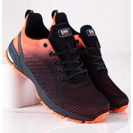 DK Sportschuhe schwarz orange 1