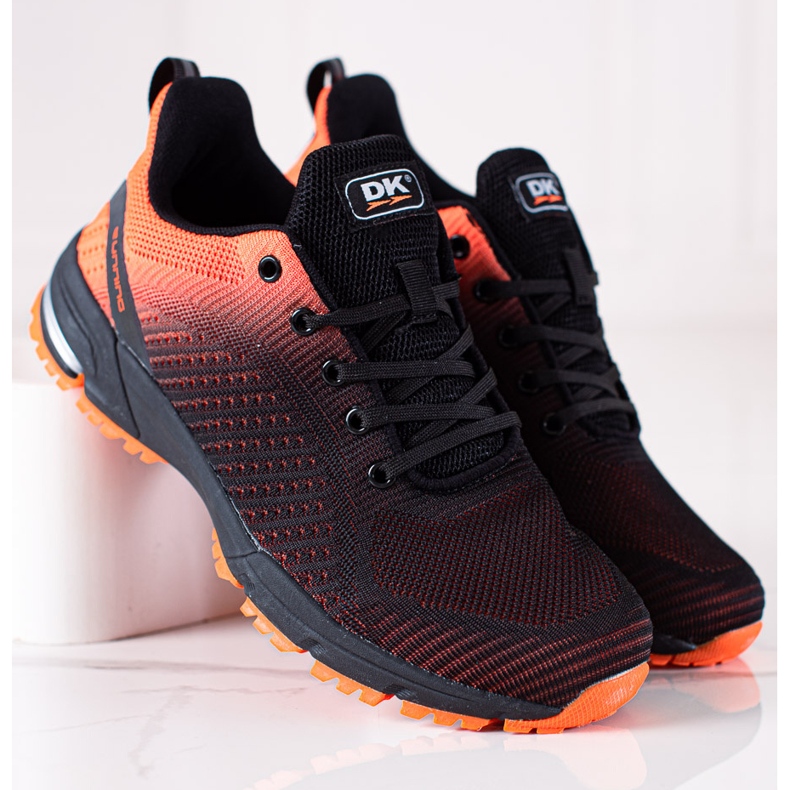 DK Sportschuhe schwarz orange 1