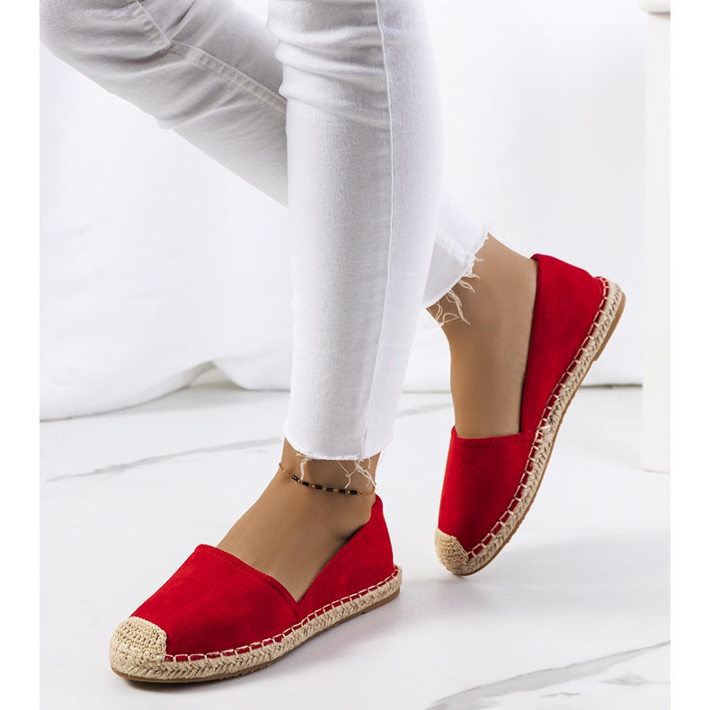 Rote Balma-Espadrilles für Damen 1