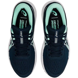 Asics Gel Contend 7 W 1012A911 407 Laufschuhe marineblau grün 1