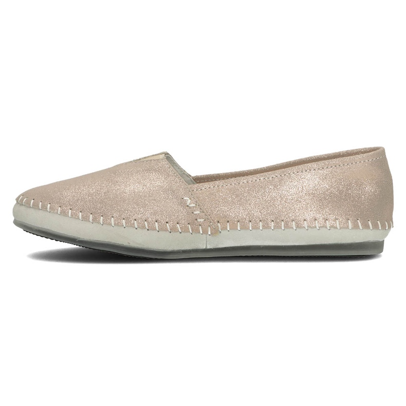 Lederschuhe Filippo DP031 / 22 Gehen Sie golden grau 2