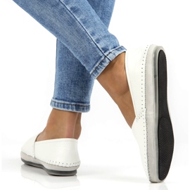 Lederschuhe Filippo DP031 / 22 WH weiß grau 1