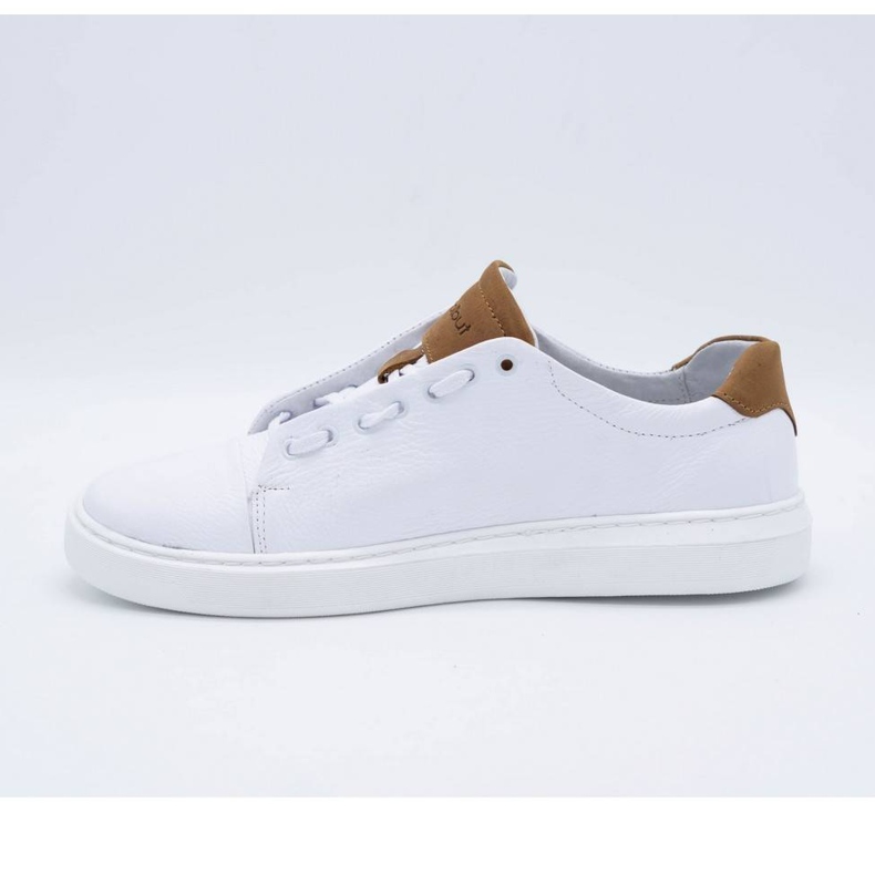 Polbut Herren-Sportschuhe aus Leder 2109 weiß 1