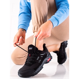 DK Bequeme Trekkingschuhe schwarz 2