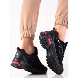 DK Bequeme Trekkingschuhe schwarz 1