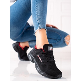 Leichte DK Sportschuhe schwarz 1