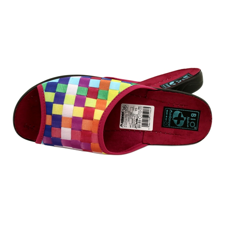 Damenhausschuhe Adanex 27266 SAK1 rot 5