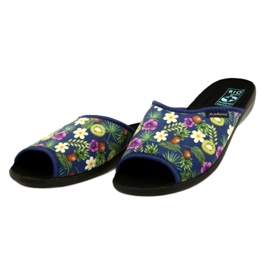 Hausschuhe Hausschuhe Kiwi Adanex DIK2 Tęg. G1 / 2 26061 Marineblau lila mehrfarbig grün 3