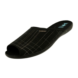 Adanex Herrenhausschuhe Hausschuhe 25954 Schwarz 3