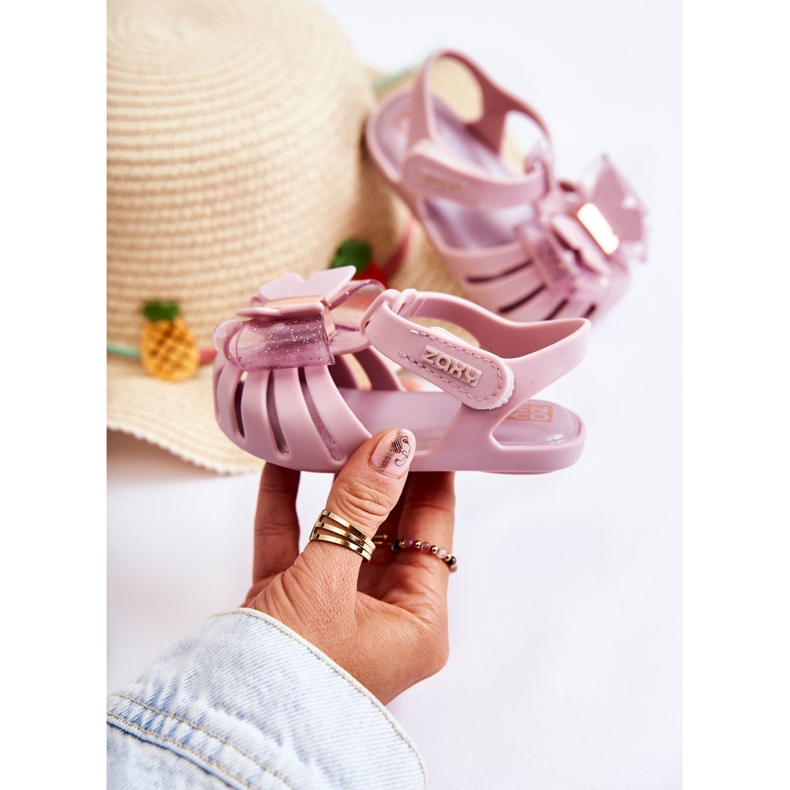 Kindersandalen mit Klettverschluss Fragrant ZAXY JJ385034 Helllila ['violett'] violett 1