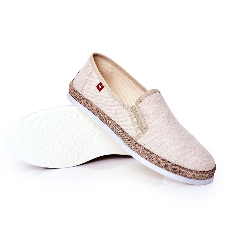 Herren Espadrilles Big Star HH176001 Beige 3