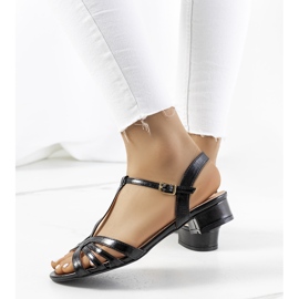 Schwarze Halsea-Sandalen für Damen 1