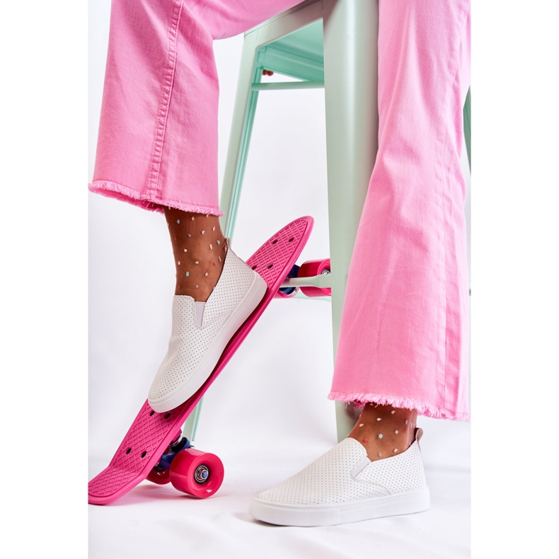 FK2 Weiße Viviana Damenschuhe zum Hineinschlüpfen 1