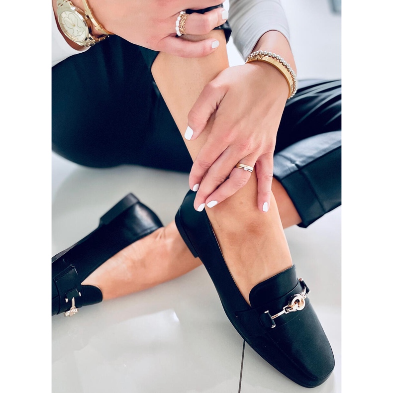 Tansy Black Damen-Slipper schwarz 1