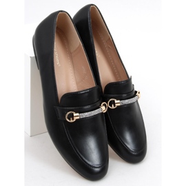 Gessa Schwarze Loafer für Damen 1