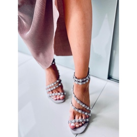 Sandalen auf hohem Absatz Noelle LT.GRAY grau 1