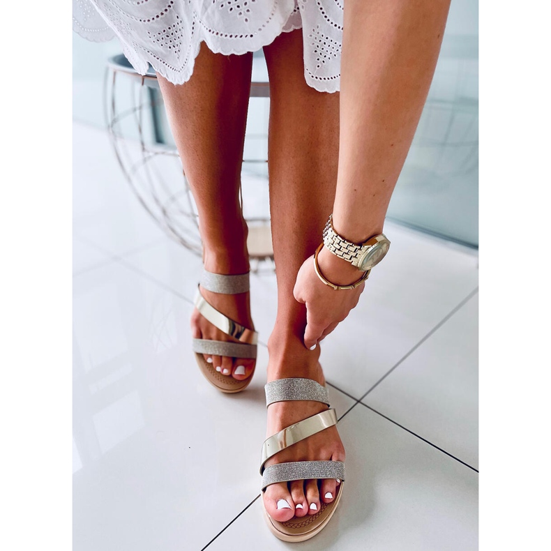 Diarra Oro Hausschuhe für Damen golden 1