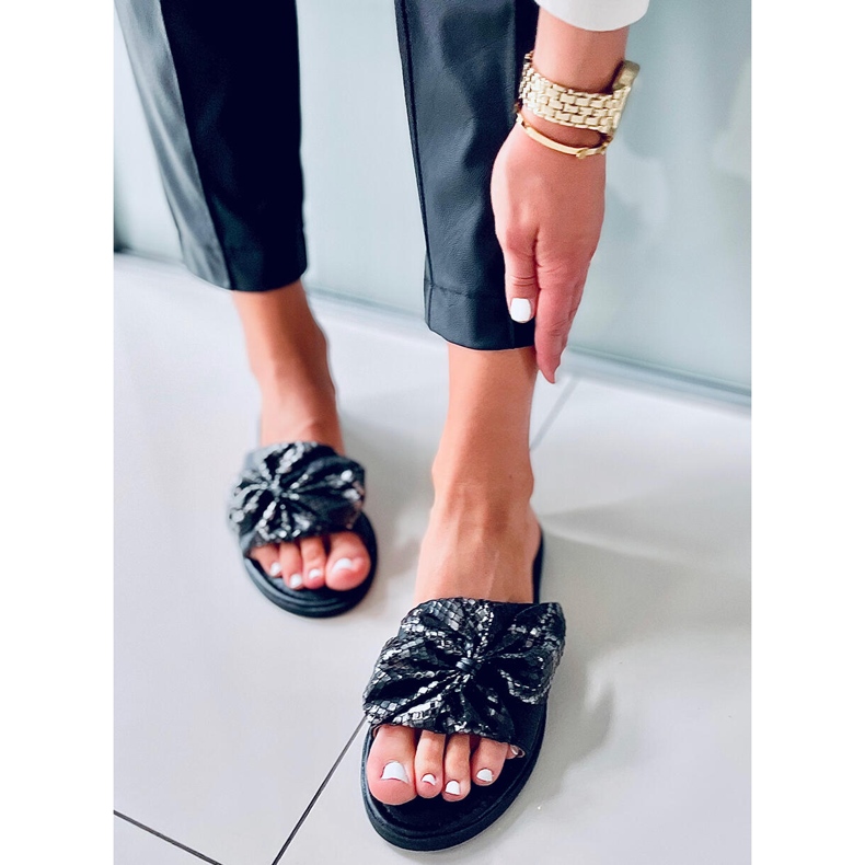 Vors Schwarze Hausschuhe für Damen 1