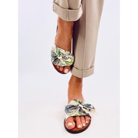 Vors Beige Damenhausschuhe mehrfarbig 1