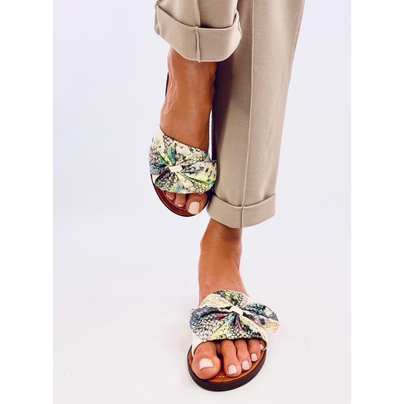 Vors Beige Damenhausschuhe mehrfarbig 1