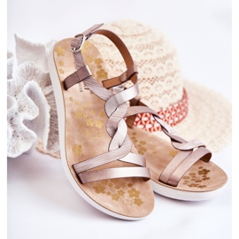 S.Barski Kindersandalen mit Schnalle Silber Dimmel 1