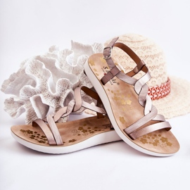 S.Barski Kindersandalen mit Schnalle Silber Dimmel 2