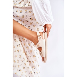 S.Barski Ledersandalen für Damen mit beiger Halis-Dekoration 1