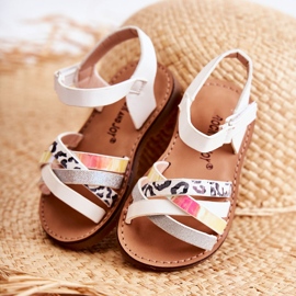 FR1 Weiße Nelson Sommersandalen für Kinder 2