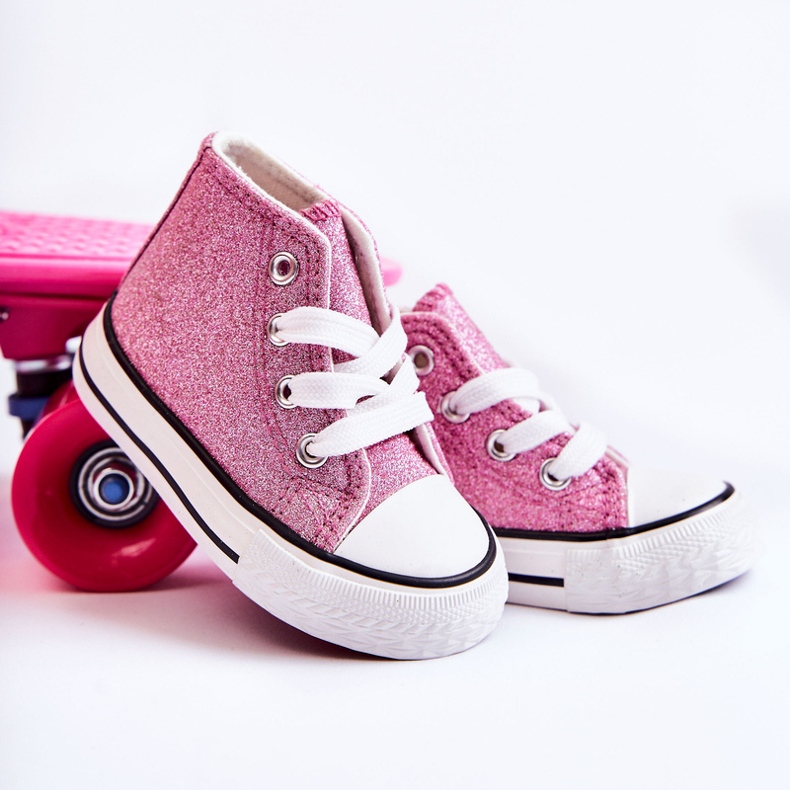 Catrina High-Top-Sneaker für Kinder in Rosa 1